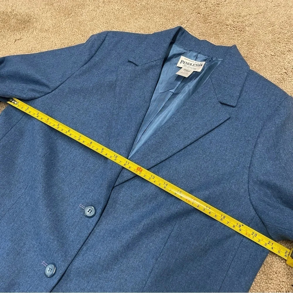 Pendleton Wool Blazer Jacket 100% Virgin Wool Siz… - image 7
